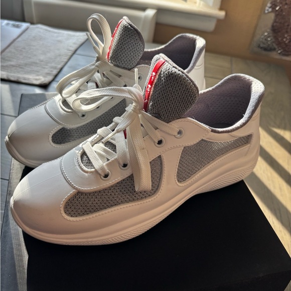 AUTHENTIC ❤️Prada ❤️Cup Soft rubber and bike fabric sneakers
Size:39/9 US - Picture 5 of 17